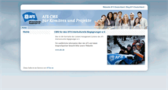 Desktop Screenshot of cms.afser.de